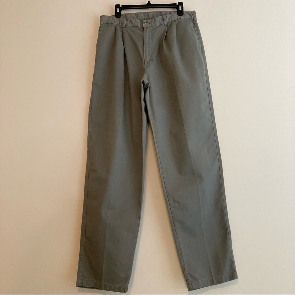 Timber Creek by Wrangler Men's Pleated Khaki Pants 34 X 34